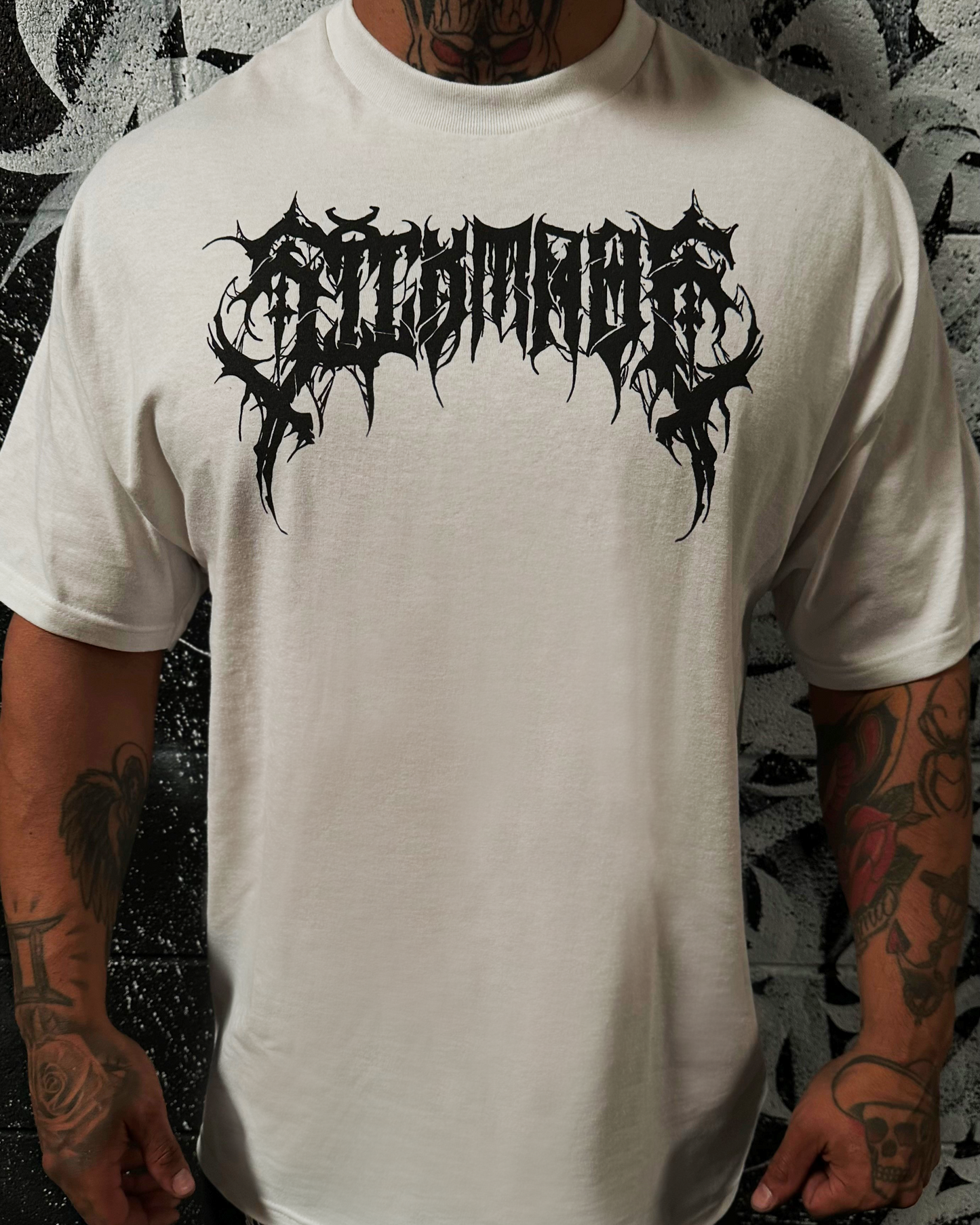 UNISEX SICKMADE HEAVYWEIGHT TEE IN WHITE