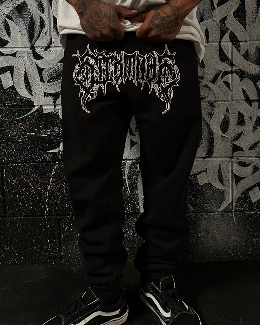 UNISEX SICKMADE FLEECE SWEATPANT IN BLACK